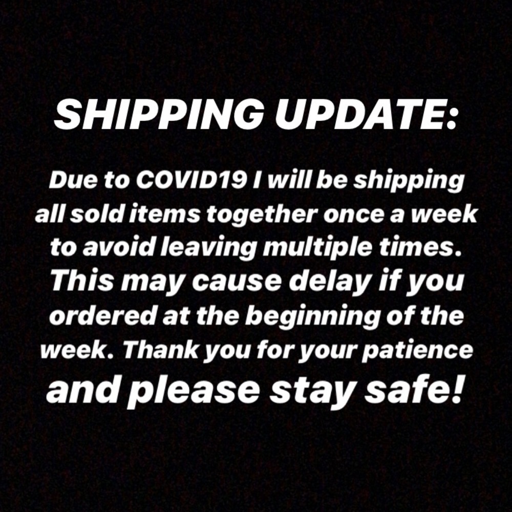 SHIPPING UPDATE 6/2020